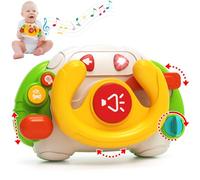 Bebe Juguetes Bebes 3 6 12 Meses, Volante De Coche Dibujos Animados para Niños, Juguete Montessori a Partir De 1 Año, Juguetes Musicales para Bebés, Juguetes Educativo Regalos para Bebes 3 6 12 Meses