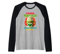 Bebe Matcha Leer Libros Sé Feliz Camiseta Manga Raglan
