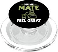 Bebe mate, siéntete genial, mate PopSockets PopGrip para MagSafe