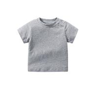 Bebé Niña Coches Impresión de Manga Corta Camisetas Tops T Ropa para Camisas de Cuadros Bebé, gris, 12-18 meses