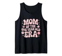 Bebé niña niño Primer cumpleaños Madre de la era de un año Camiseta sin Mangas