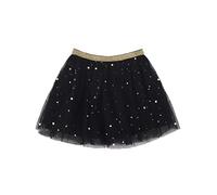 Bebé Niñas Pequeñas Niñas Falda Tul Lentejuelas Starry Moon Falda Princesa Mini Falda Brillante Falda Tutu Falda Ballet con Cintura Elástica Dulce Precioso Suave - Negro Talla 12-18 Meses