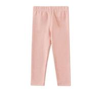 Bebé, niño pequeño, niña, niño, otoño, color sólido, cintura elástica, pantalones de chándal con y leggings, pantalones de vestir cálidos, leggings para niños, Rosa claro., 7-8 años
