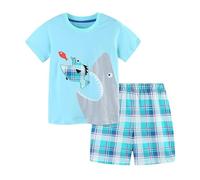 Bebé Niño Verano Conjunto,Conjunto 2 Piezas Conjunto de Ropa Infantil para 2Pcs Conjuntos Camiseta con Pantalones Cortos Corta Primavera