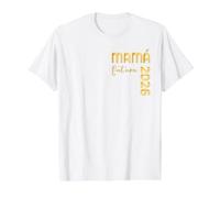 Bebé Nueva Madre, Futura Mamá 2026 Camiseta gráfica económica, Hombre, Blanco, L