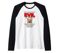 Bebé Perezoso I'm Actually Evil People Just Think I'm Joking Camiseta Manga Raglan