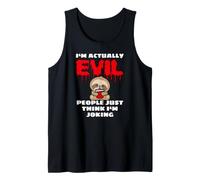 Bebé Perezoso I'm Actually Evil People Just Think I'm Joking Camiseta sin Mangas