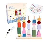 Bebé Pituso Juguete para Crianza Positiva | Juguete de Apilamiento y Clasificación Montessori de Madera | Colores Pastel Suaves para niños de 3,4 y 5 años con Piezas XXL y Bordes Redondeados