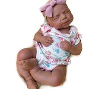 Bebe Reborn Silicona Cuerpo Completo - 48CM Muñecas Bebé Realistas Que Parecen de Verdad, Bebés Recién Nacidos (Girl,Caucasian,Painted)