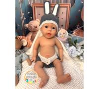 Bebe Reborn Silicona Platino Blanda Cuerpo Completo Martín Niño - 52 cm / 3,6 kg (Pack Premium)