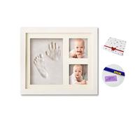 bebé recién nacido con arcilla, kit completo para pie y , cuadro recuerdo original, regalo bebé niño o niña y decoración habitación infantil