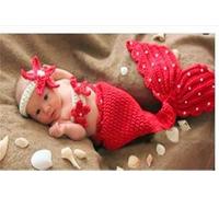Bebé recién nacido, ropa de fotografía, fotografía infantil, ropa de peinado, accesorios, fotos de bebé, fotos de sirena (5)