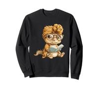 Bebé Reptil pequeño Libro Lectura gráfico Lagarto Gafas Grandes Sudadera