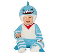 Bebé Y Niño Poco Shark Disfraz Infantil Azul Peces Traje Nuevo Fg