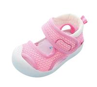 Bebé Zapatillas Primeros Pasos Zapatos Malla Transpirable Niño Niña Cuero PU Suela Suave Antideslizante Unisex Zapatillas Ligero Sandalias Deportivas de Verano