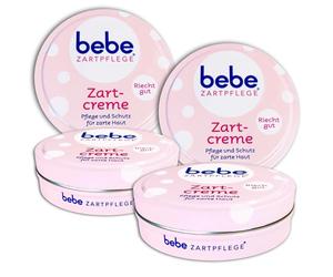 Bebe ZARTPFLEGE - Juego de 4 cremas para niños (4 unidades, 150 ml)