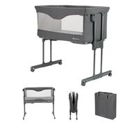 Bebeconfort Amara, Cuna Bebé, 0-6 Meses, 0-9 kg, Cuna Colecho Bebé, Cuna de Colecho y Moisés 2 en 1, Cuna Plegable en 3 Segundos, Fácil de Mover, Práctica Bolsa de Viaje, Tinted Graphite