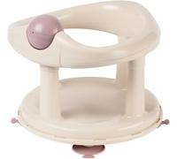 Bebeconfort Asiento Bañera Bebe, Sillón de Baño y Ducha, Silla Giratoria de 360 Grados para Baño de Bebé, con Ventosas de Seguridad, Beige