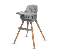 Bebeconfort Avista 2, Trona 4 en 1, Trona de Bebé Evolutiva, Asiento Elevador, Silla para Niño Pequeño, de 6 meses a 14 años (de 9 a 60 kg), Cojines Acolchados, Bandeja Ajustable, Tinted Grey