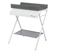 Bebeconfort Bellis, Unidad de baño y cambiador 2 en 1, Módulo de baño y cambiador plegable para bebé, Plegable y fácil de almacenar, Múltiples compartimentos de almacenamiento, Mineral Gray
