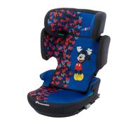 Bebeconfort Disney Hera i-Fix, Silla de Coche Elevador Respaldo, 3,5-12 años (100-150 cm), Silla Coche Mickey Mouse, Plegable, Ligera (4,4 kg), 14 Posiciones Reposacabezas, Fun Mickey