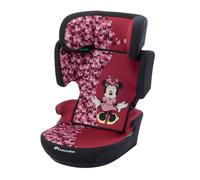 Bebeconfort Disney Hera i-Safe, Asiento Elevador Coche Respaldo, 3,5-12 años (100-150 cm), Silla Coche Minnie Mouse, Instalación Cinturón Seguridad, 14 Posiciones Reposacabezas, Fun Minnie