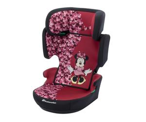 Bebeconfort Disney Hera i-Safe, Asiento Elevador Coche Respaldo, 3,5-12 años (100-150 cm), Silla Coche Minnie Mouse, Instalación Cinturón Seguridad, 14 Posiciones Reposacabezas, Fun Minnie