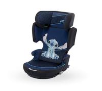 Bebeconfort Disney RoadFix i-Size Silla Coche, 100-150 cm, Authentic Stitch | Asiento Elevador con Respaldo ISOFIX, 3.5-12 Años, Plegable y Ligero (4.4 kg), 14 Posiciones Reposacabezas