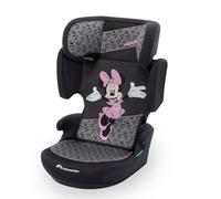 Bebeconfort Disney RoadSafe i-Size Silla Coche, 100-150cm, Authentic Minnie | Asiento Elevador con Respaldo, 3.5-12 Años, Plegable y Ligero, Instalación con Cinturón, 14 Posiciones del Reposacabezas