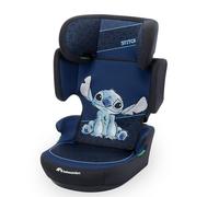 Bebeconfort Disney RoadSafe i-Size Silla Coche, 100-150cm, Authentic Stitch | Asiento Elevador con Respaldo, 3.5-12 Años, Plegable y Ligero, Instalación con Cinturón, 14 Posiciones del Reposacabezas