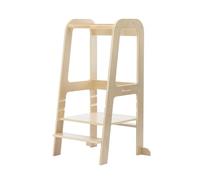 Bebeconfort Hoya, Torre Aprendizaje Montessori, 1,5-6 Años (10-30 kg), 3 Alturas Ajustables, Seguridad Certificada, Taburete Infantil Ligero de 6,2 kg, Diseño Duradero, Natural Wood