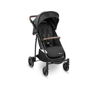 Bebeconfort Ingenious Silla de paseo ligera y compacta, reclinable y plegable, asiento espacioso, con barra de seguridad y cubrepiernas, para niños de 0 a 4 años (22 kg), color Negro