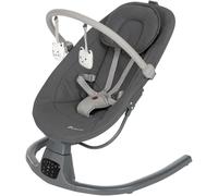 Bebeconfort Jolana - Columpio eléctrico para bebé, 0-6 meses (9 kg), detección automática de movimiento, 12 canciones de hollín, 5 sonidos naturales, respaldo ajustable, 2 posiciones reclinables