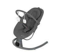 Bebeconfort Melilo, Balancín para Bebé, Detección automática de movimiento, Canciones y sonidos, Respaldo ajustable, Con 12 relajantes canciones y 5 sonidos de la naturaleza, Mineral Graphite