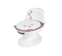 Bebeconfort Mini Size Toilet, Orinal bebé, 1-4 años, 0-20 kg, Diseño realista con protección antisalpicaduras, Sonido real de cisterna, Cubeta extraíble, Fácil de limpiar, Pata de goma, Osito Lavanda