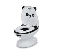 Bebeconfort Mini Size Toilet, Orinal Bebe, 1-4 años, 0-20 kg, Diseño Realista con Protección Antisalpicaduras, Sonido Real de Cisterna, Cubeta Extraíble, Fácil de Limpiar, Pata de Goma, Osito Pande