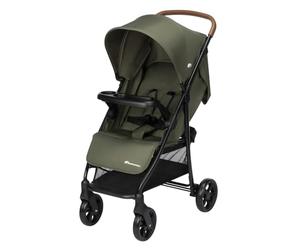 Bebeconfort Misty, Silla de Paseo Compacta, Cesta de hasta 8 kg, Bandeja para seguridad y juego, Confort con posición alargada, 0-4 años(máx. 22kg), Plegable y Reclinable, Mineral Green