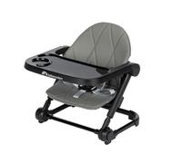 Bebeconfort Moly, Silla Elevadora para Niños, 6M-3Años, 9-15 kg, Trona Portátil para Bebés Ligera, Plegado Compacto, 3 Alturas Ajustables, Asiento de Mesa, 3 Posiciones de Bandeja, Tinted Grey
