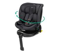 Bebeconfort RevolveFix Plus 360 i-Size, Silla Coche 360, 0-12 Años, 40-150 cm, Silla Coche ISOFIX, Instalación Pata Apoyo, Giro 360, 8 Posiciones Reclinación, 12 Posiciones Reposacabezas, Full Black