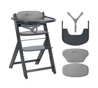 Bebeconfort Timba 2 con Cojín, Trona Bebé Evolutiva, Desde 6 meses hasta 110 kg, Silla Trona Bebé Comedor Ergonómica, Apta Todo Tipo Mesas, Bandeja Extraíble, Con Arnés, Grey Mist