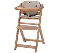 Bebeconfort Timba + Cojín, Trona Bebé Evolutiva, 6 Meses - 10 Años, hasta 30 kg, Trona de Bebé, Bandeja Extraíble, Asiento/Reposapiés Regulables, Arnés Seguridad, Compatible con Timba Baby, Happy Day
