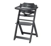 Bebeconfort Timba, Trona Bebé Evolutiva, desde 6 Meses - 99 Años, hasta 110 kg, Trona de Bebé, Bandeja Extraíble, Asiento y Reposapiés Regulables, Arnés Seguridad de 3 Puntos, Graphite