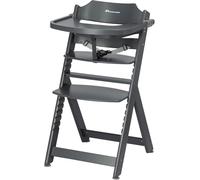 Bebeconfort Timba, Trona Bebé Evolutiva, hasta 110 kg, Warm Grey | Trona de Bebé, desde 6 Meses - 99 Años, Bandeja Extraíble, Asiento y Reposapiés Regulables, Arnés Seguridad de 3 Puntos