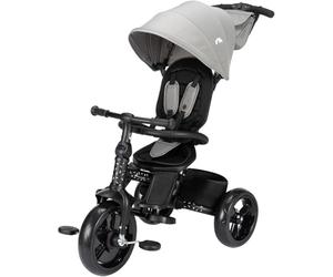 Bebeconfort Windy, Triciclo Evolutivo con Manillar para Padres, 10M-4A, 0-25 kg, Ajustable al Niño, Asiento Cómodo y Reversible, Capota Protectora, Plegado Compacto, Bicicleta Infantil, Tinted Grey