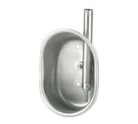 Bebedero automático de acero inoxidable para lechos, 15 x 21 x 9 cm