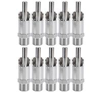 Bebedero automático para Cerdos, Acero Inoxidable, Gran Flujo de Agua - Alta Durabilidad, diseño eficiente para Cerdos Grandes y Reproductores (Tipo Pajita de Acero Inoxidable)