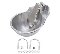 Bebedero automático para Ganado, abrevadero de Agua para Animales Reforzado de aleación de Aluminio, Fuente de Agua autoabastecedora para Ganado con válvula Flotante Ajustable,