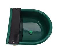 Bebedero automático para Ganado de plástico con válvulas flotantes, Bebedero Grande para Caballos con válvula Flotante y tapón de Drenaje, dispensador de Agua