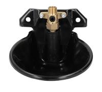 Bebedero automático para ovejas, abrevadero para Cabras con válvula de Cobre, Cuenco de Agua de alimentación de Acero Inoxidable para Ganado, dispensador de Flujo Ajustable para