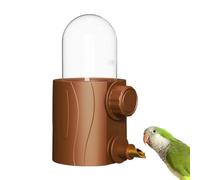 Bebedero automático para pájaros - Botella de agua transparente de 320 g, diseño resistente a fugas, dispensador de flujo gravitacional, colgante para accesorio de jaula | Ideal Periquitos Can